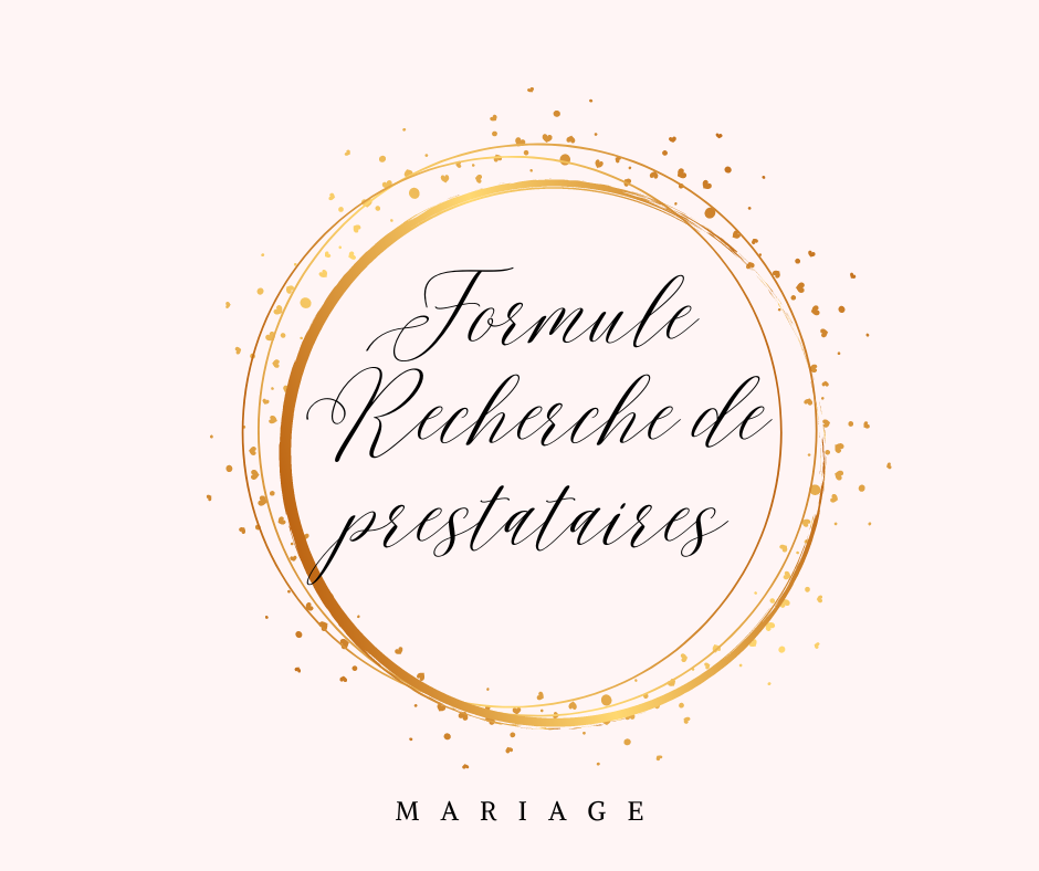 Mariage: formule recherche de prestataires